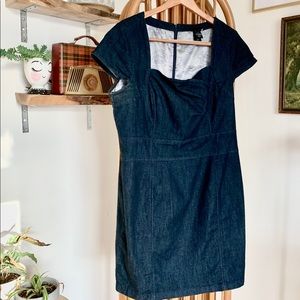 Lane Bryant Retro Denim Pin Up Dress
